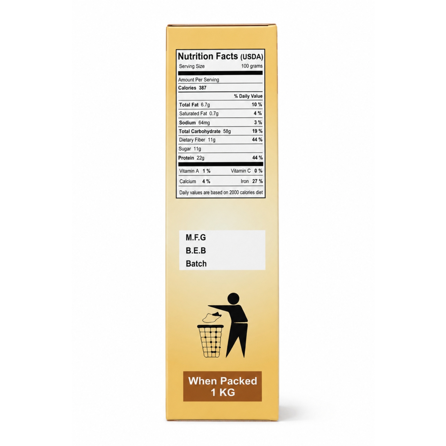 Syed Diet Gluten Free Gram Flour (Besan) - Image 3