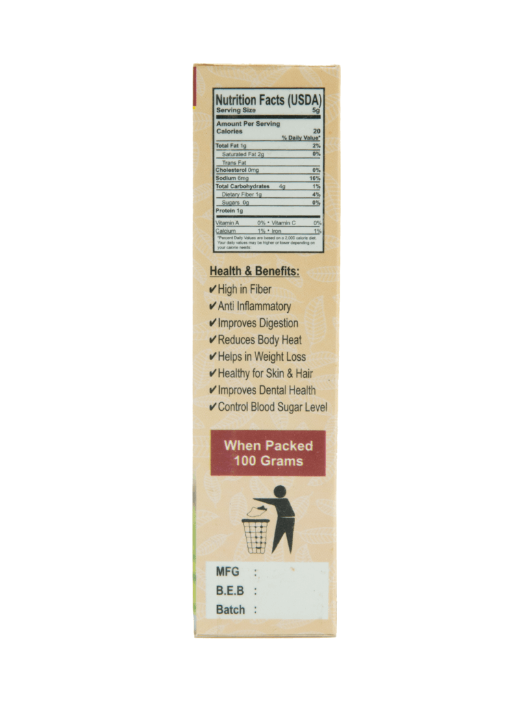 Syed Basil Seeds - Syed Diet Products