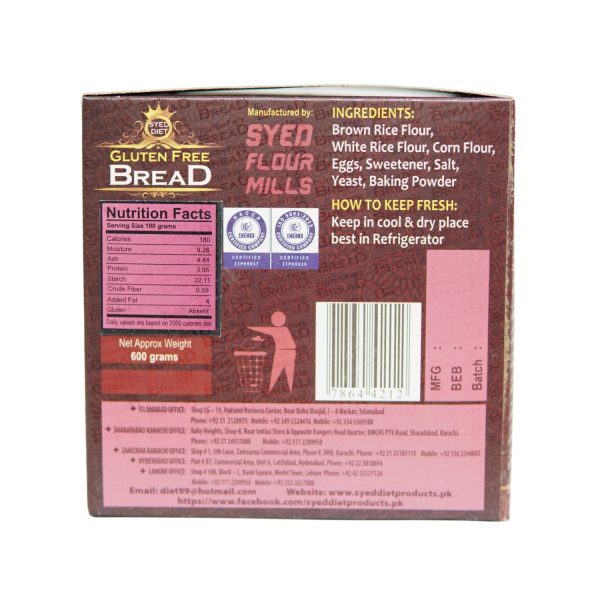 Syed Diet Gluten-Free Bread - Image 2