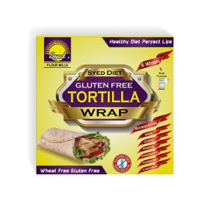 Syed Diet Gluten Free Tortilla Wrap | Ready‐to‐Heat Wheat Free Wraps