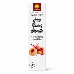 Syed Diet Jam Flower Biscuits